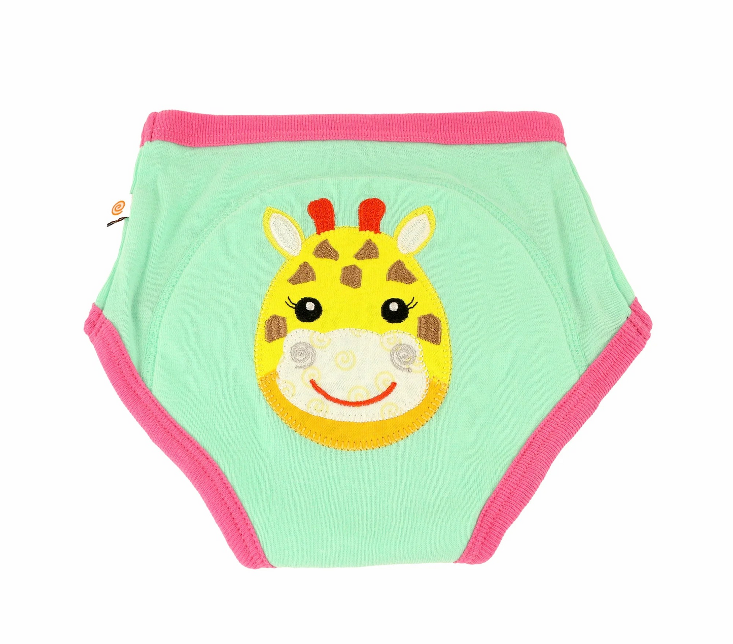 100% オーガニックコットン トイレトレーニングパンツ (3枚セット) 動物園の仲間