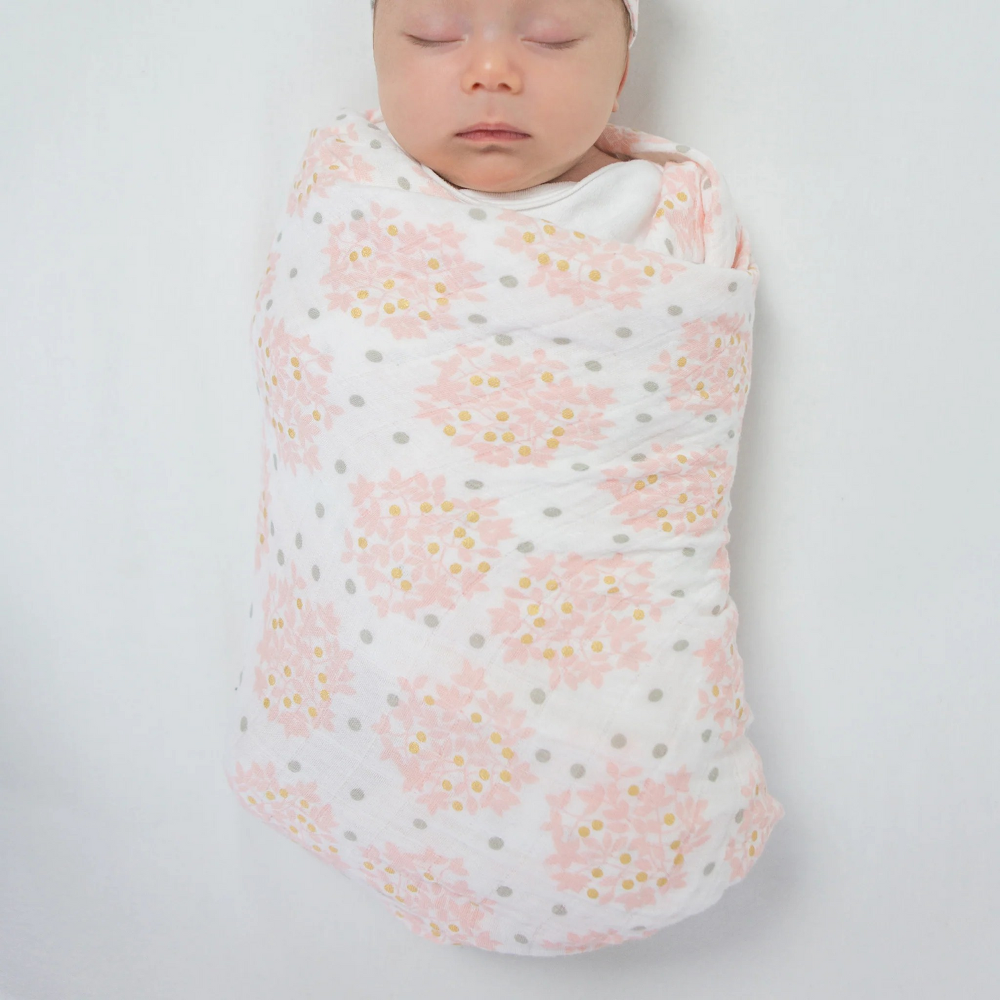 モスリン おくるみ(箱入り) ヘブンリーフローラル ウィズ シマー