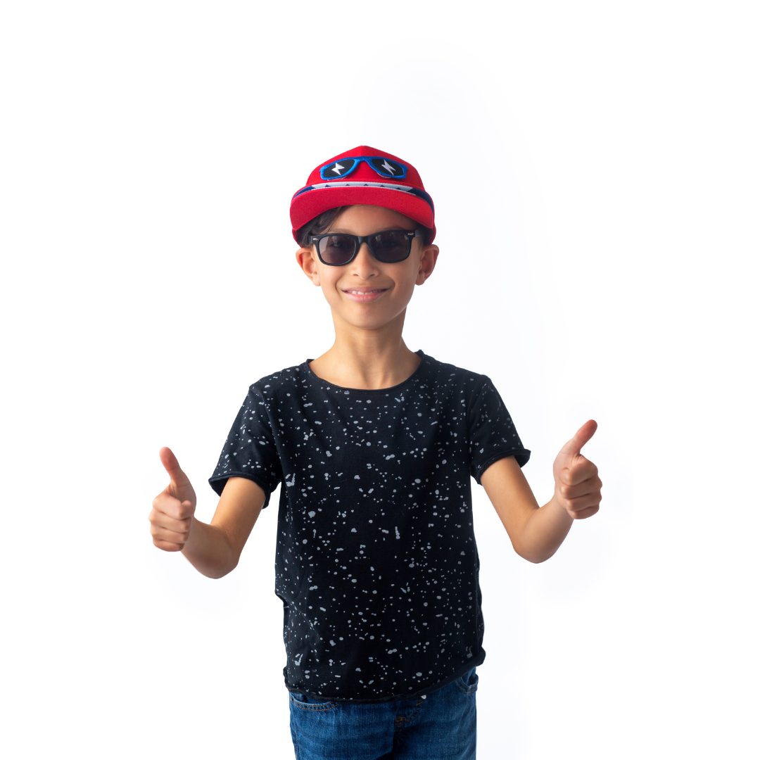 UVカット率99% 3Dキャップ モンスター