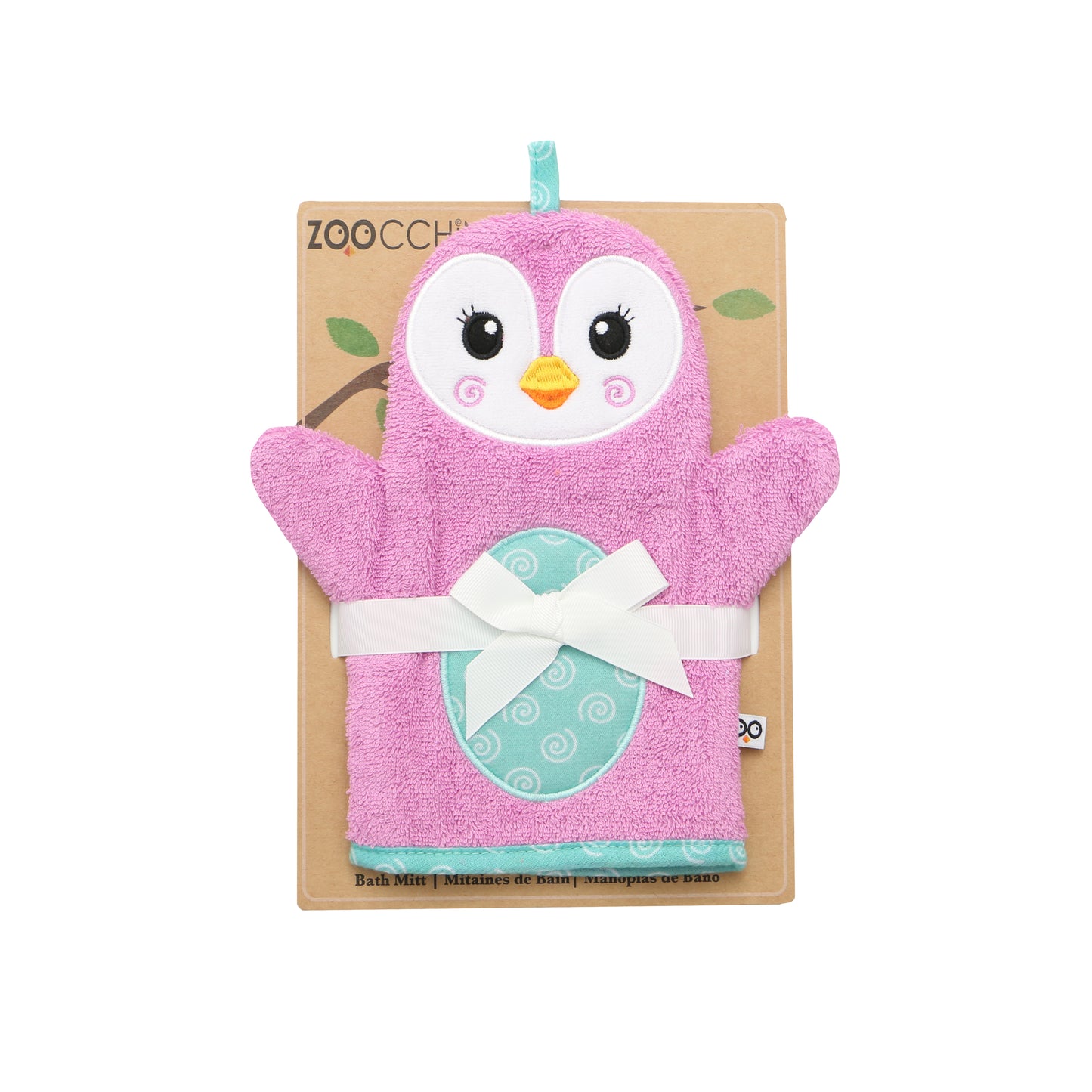 バスミトン ペンギンのペニー コットン お風呂ミトン 赤ちゃん お風呂 お風呂タイム バスタイム