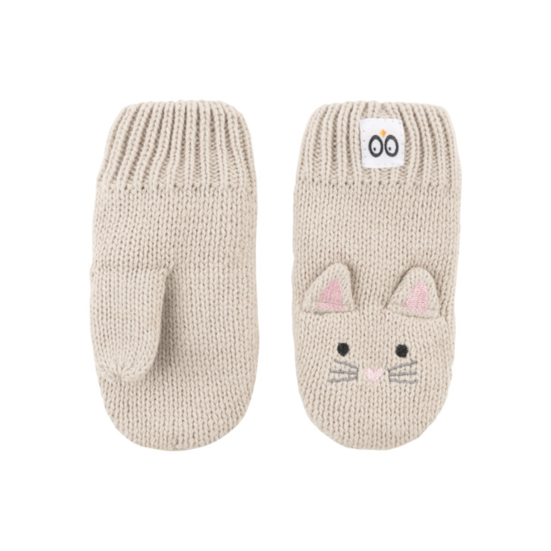 ズーキ―二 ニットミトン こねこ