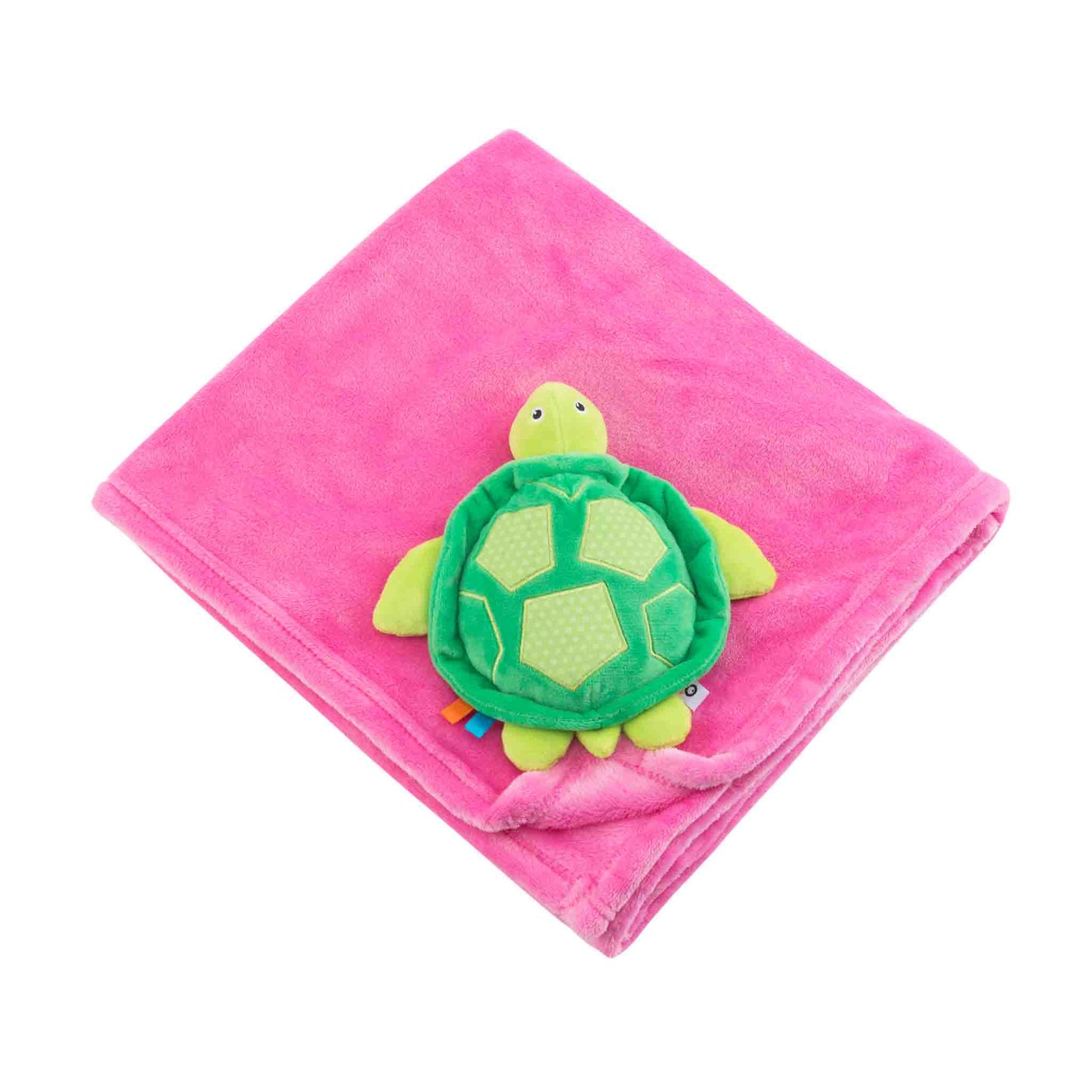 マスコット付き ベビーカーブランケット かめのタミー