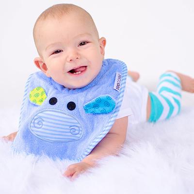 ビブ カバのヘンリービブ コットン お食事 スタイ よだれかけ